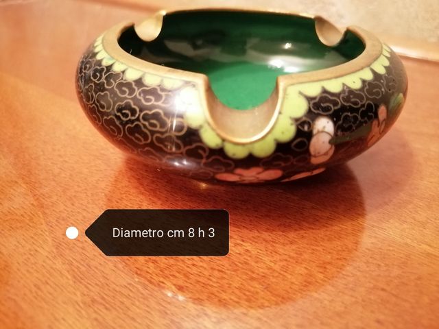 Cloisonne vintage posacenere