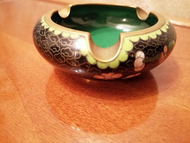 Cloisonne vintage posacenere