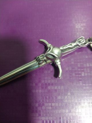Colgante plata espada