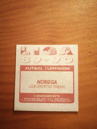 LIGA ESTE 89/90 NORUEGA TENERIFE