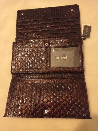 Cartera grande piel guess