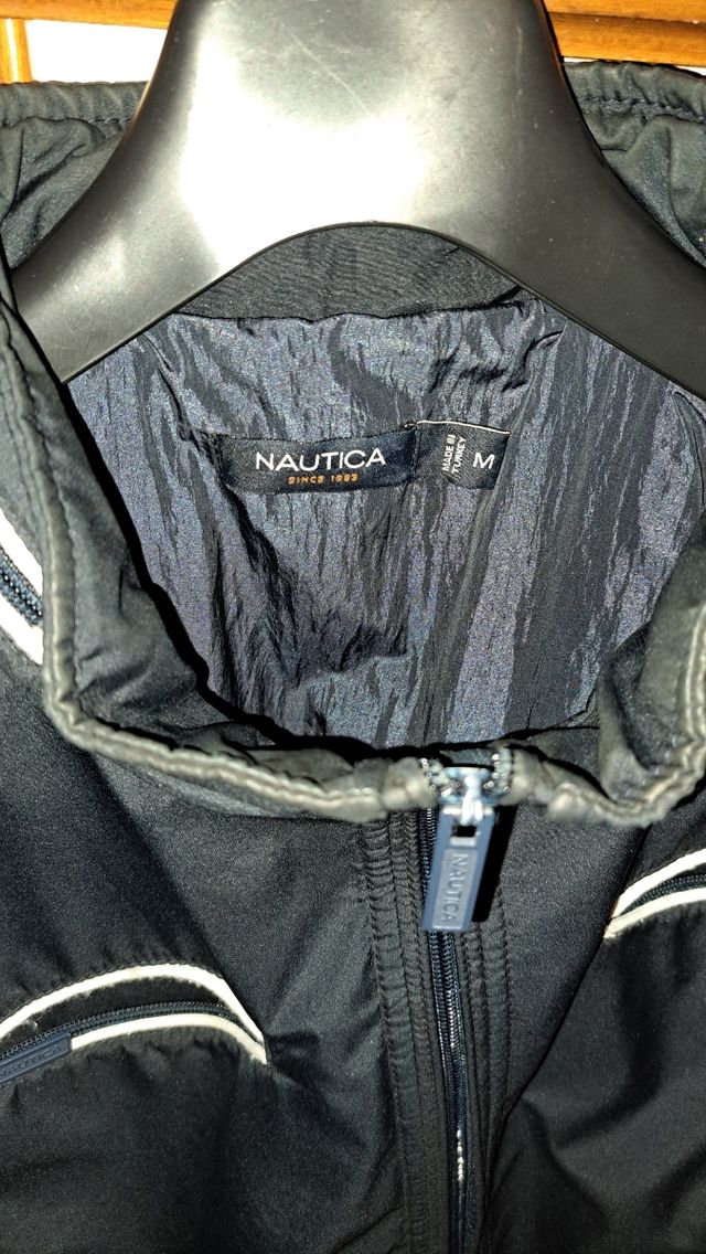 Nautica giubbino giubbotto giacca blu M