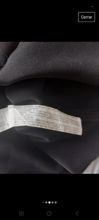 Vestido con flores bordada Zar