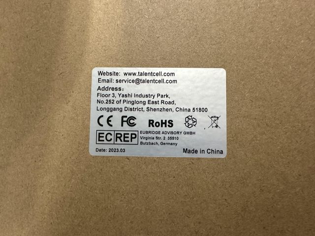 TalentCell Mini SAI SL3400