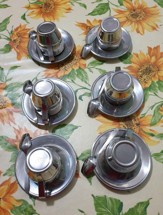 Servizio top vintage da 6 acciaio inox INOXRIV