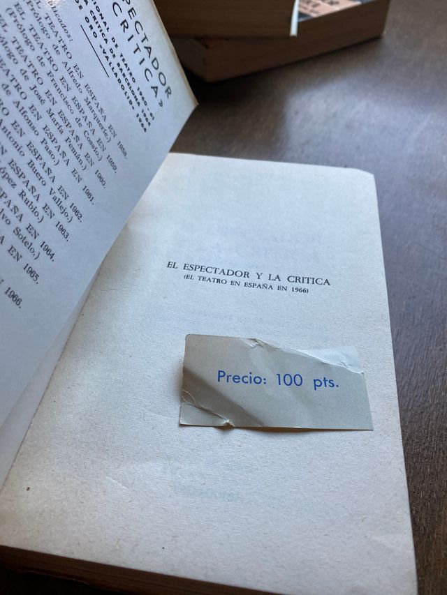 El espectador y la crítica Francisco Álvaro