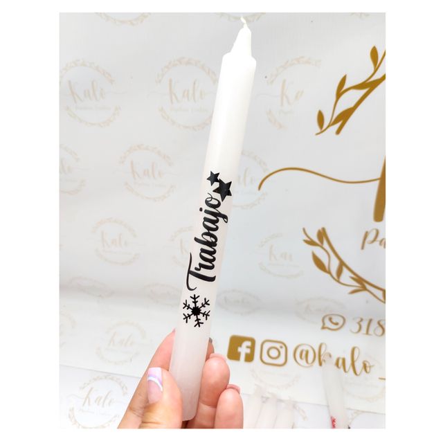 Velas Navideñas Personalizadas