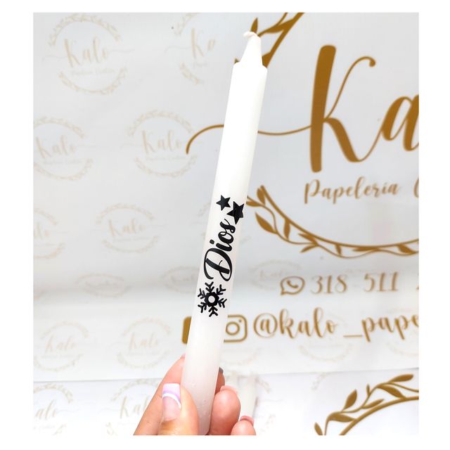 Velas Navideñas Personalizadas