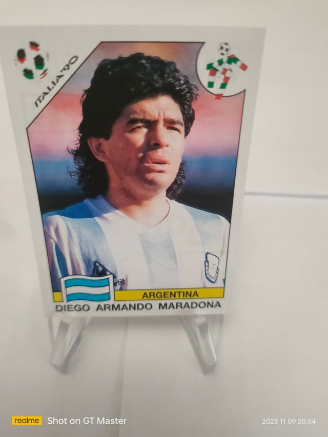 Panini world Cup story Maradona 224