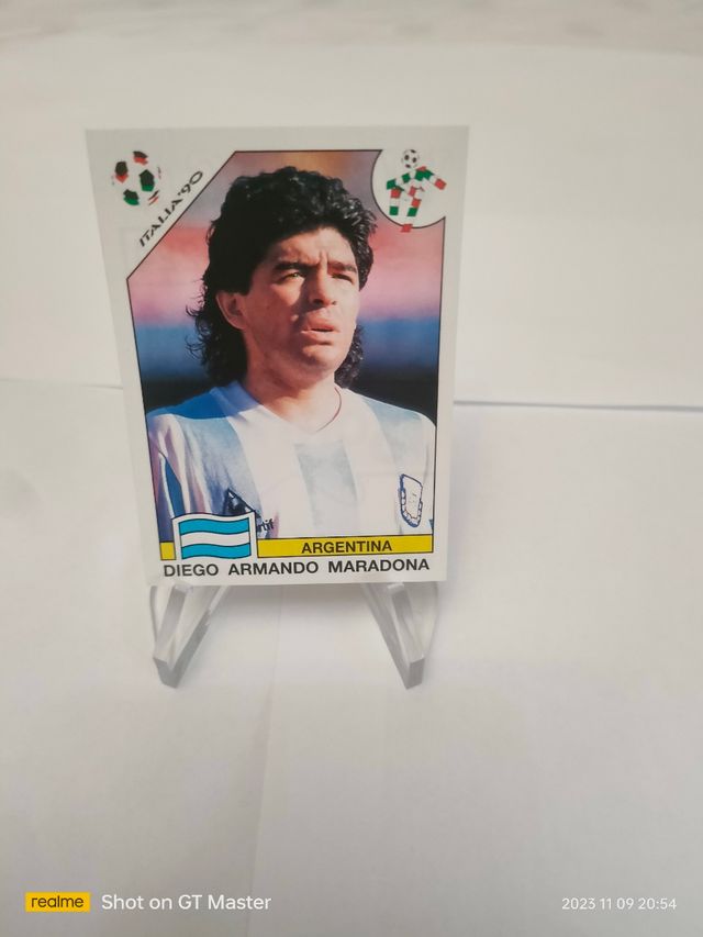 Panini world Cup story Maradona 224