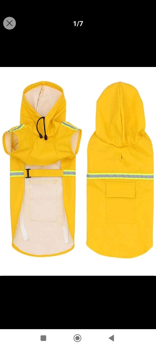 Impermeable de perro