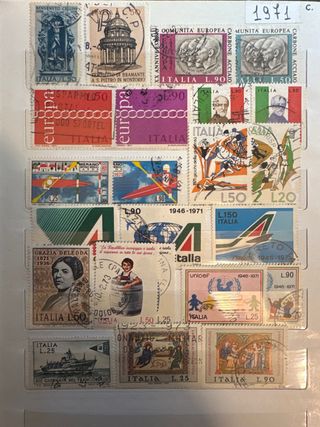 Francobolli Serie Usate varie Annate