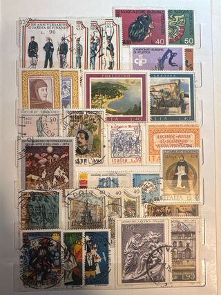 Francobolli Serie Usate varie Annate