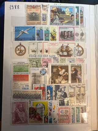 Francobolli Serie Usate varie Annate
