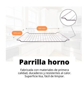 Parrilla horno tela 370x460mm varias unidades