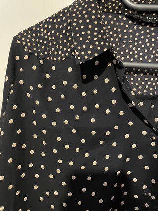 Blusa zara lunares