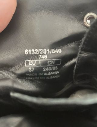 Botas de Zara negras con perlas