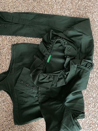 Benetton camicia/body taglia XS