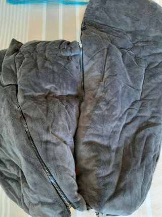 Saco gris polar capazo bebe FULL&CO
