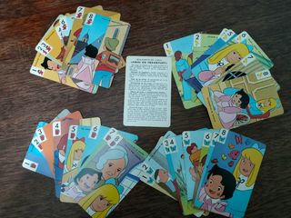 Juego cartas Heidi. Fournier