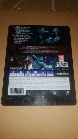 PS4 / RESIDENT EVIL 2 REMAKE STEELBOOK \