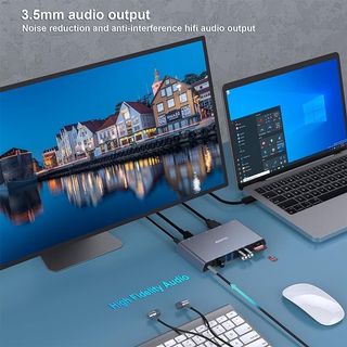 Docking Station USB 3.0 12en1 con Dual HDMI NUEVO