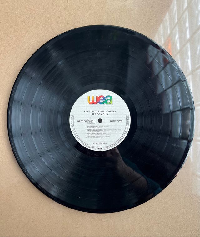 Presuntos Implicados - Ser de Agua (Vinilo) 1991