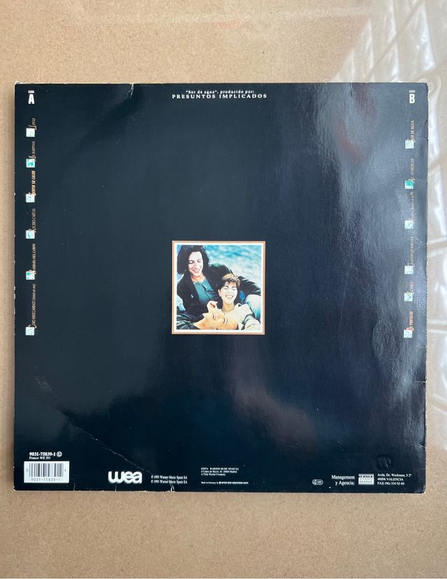 Presuntos Implicados - Ser de Agua (Vinilo) 1991