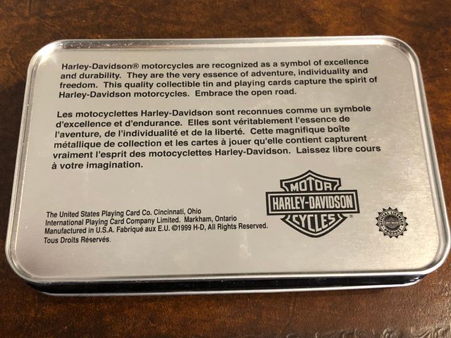 CARTE DA POKER HARLEY DAVIDSON DYNA SUPER GLIDE 96