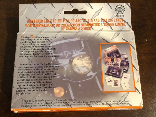 CARTE DA POKER HARLEY DAVIDSON DYNA SUPER GLIDE 96