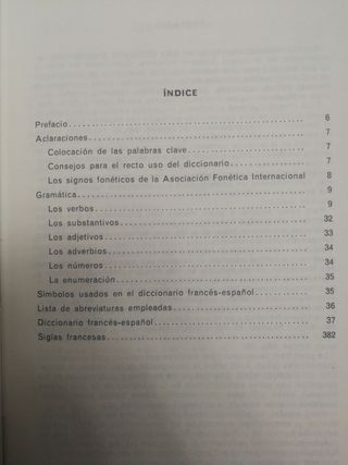 Diccionario Francés - Español- Francés