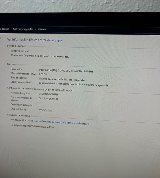 PC Gaming (Intel I7) GTX1060 3Gb