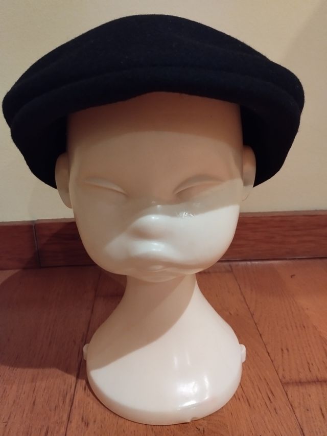 Gorra de lana 100%, nueva, de otoño e invierno