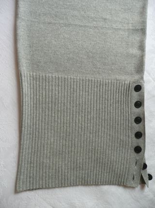 Vestido punto gris XS Anthropologie (Moth)
