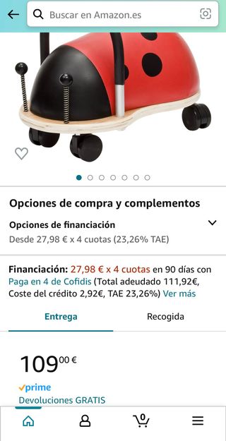 Corepasillos Wheely Bug