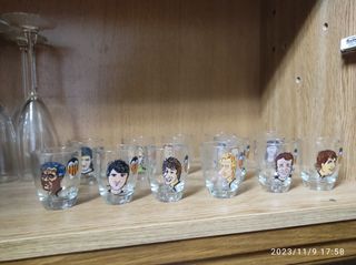 Juego de vasos de chupito del Valencia
