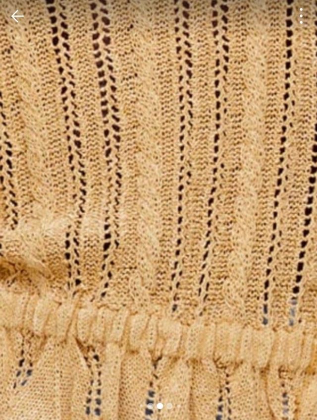 Jersey de punto calados Zara