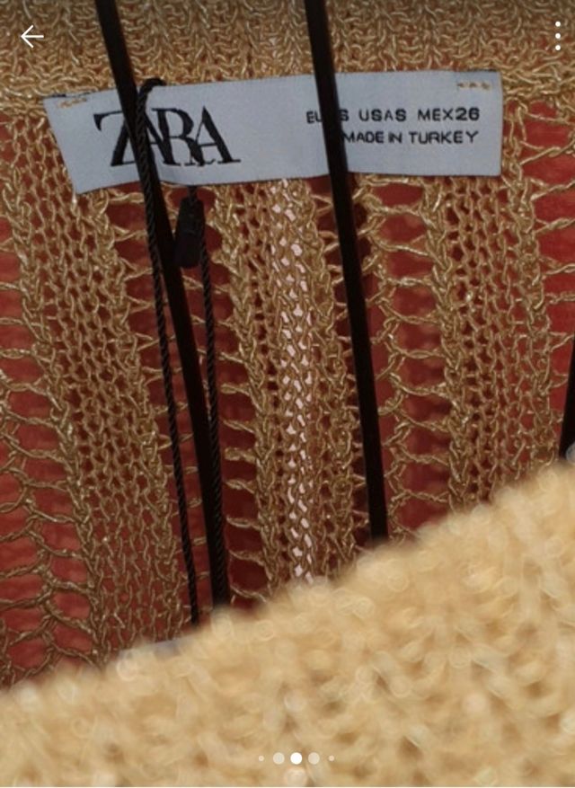 Jersey de punto calados Zara