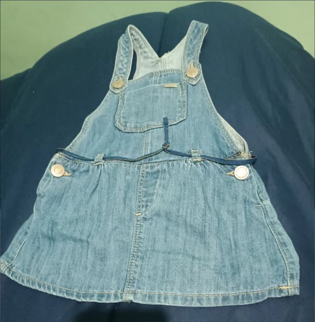Vestido vaquero niña 9-12 meses