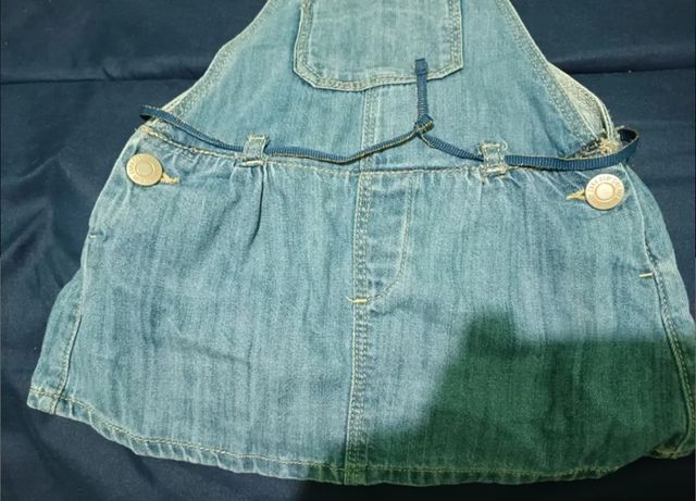 Vestido vaquero niña 9-12 meses
