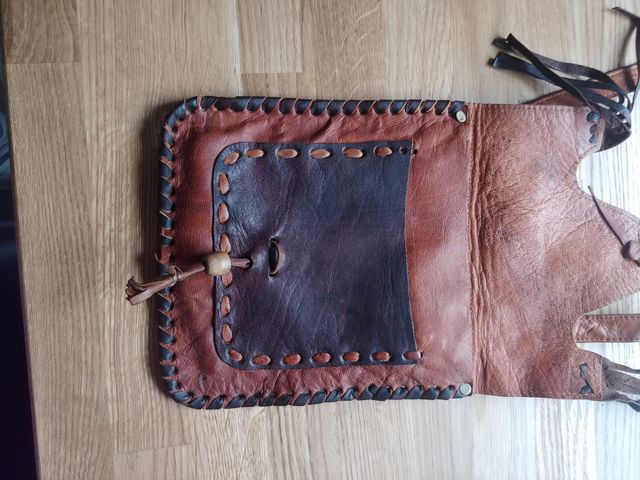 Bolso cuero artesano