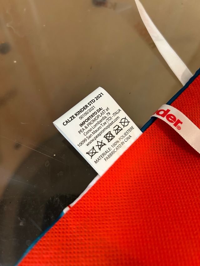 Calza befana epifania kinder anno 2021