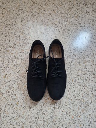 zapatos cordones de ante