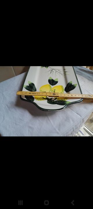 Piatto portata ceramica