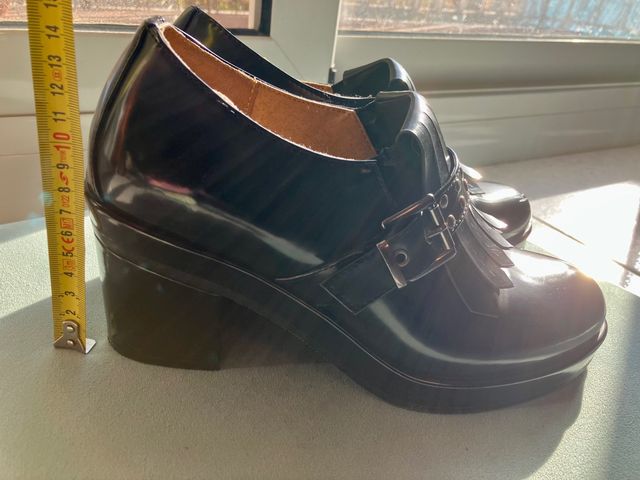 mocasines con tacón