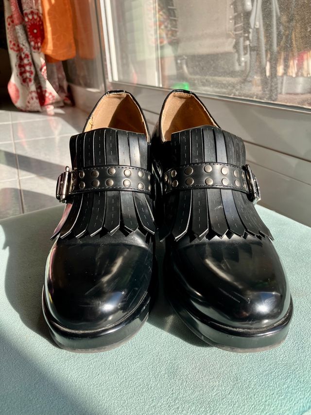 mocasines con tacón