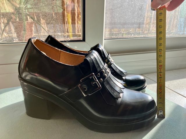 mocasines con tacón