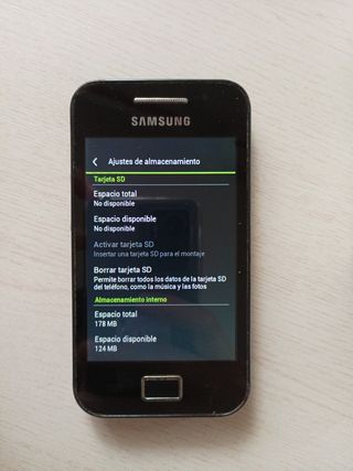 Samsung Galaxy Ace S5830, teléfono móvil