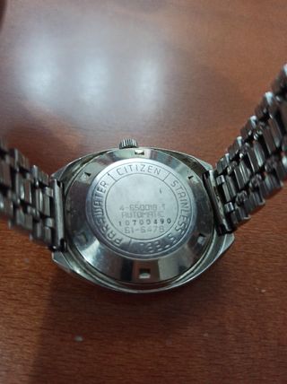 Reloj citizen automático 21 Jewels acero