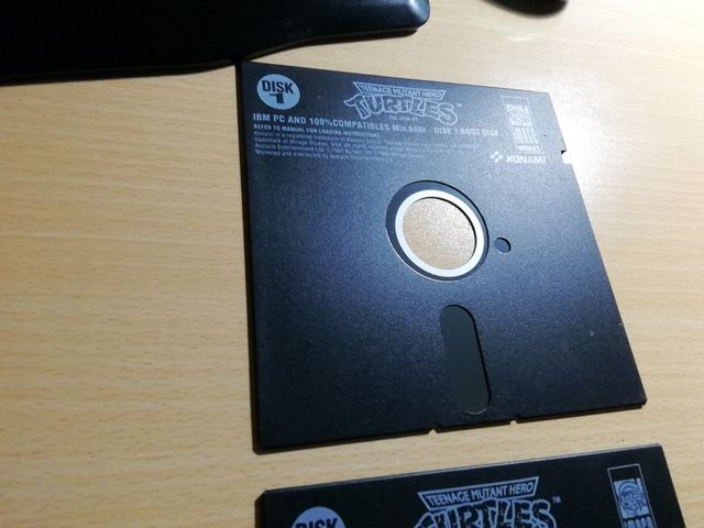 Juego PC - Tortugas Ninja Coin-op - 3 discos 5 1/4